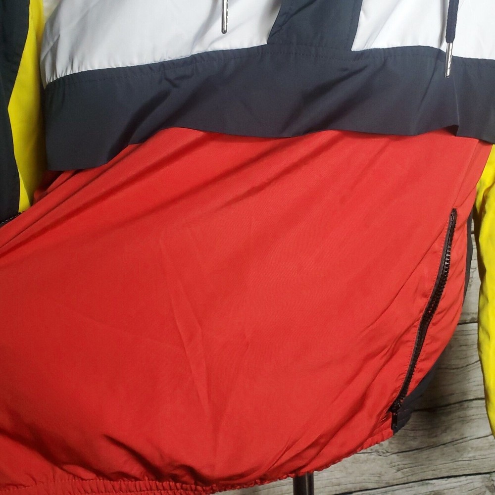 Forever 21 Colorblock Windbreaker Hoodie Size XL - Picture 4 of 9